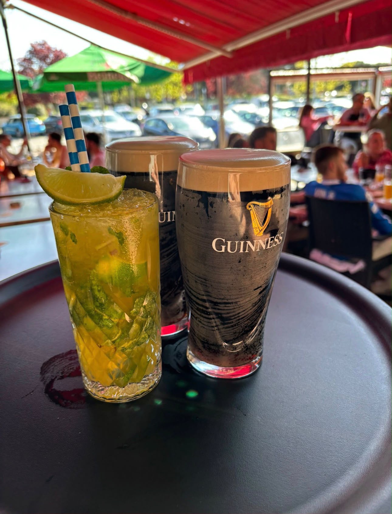Ambiance pub irlandais chaleureuse