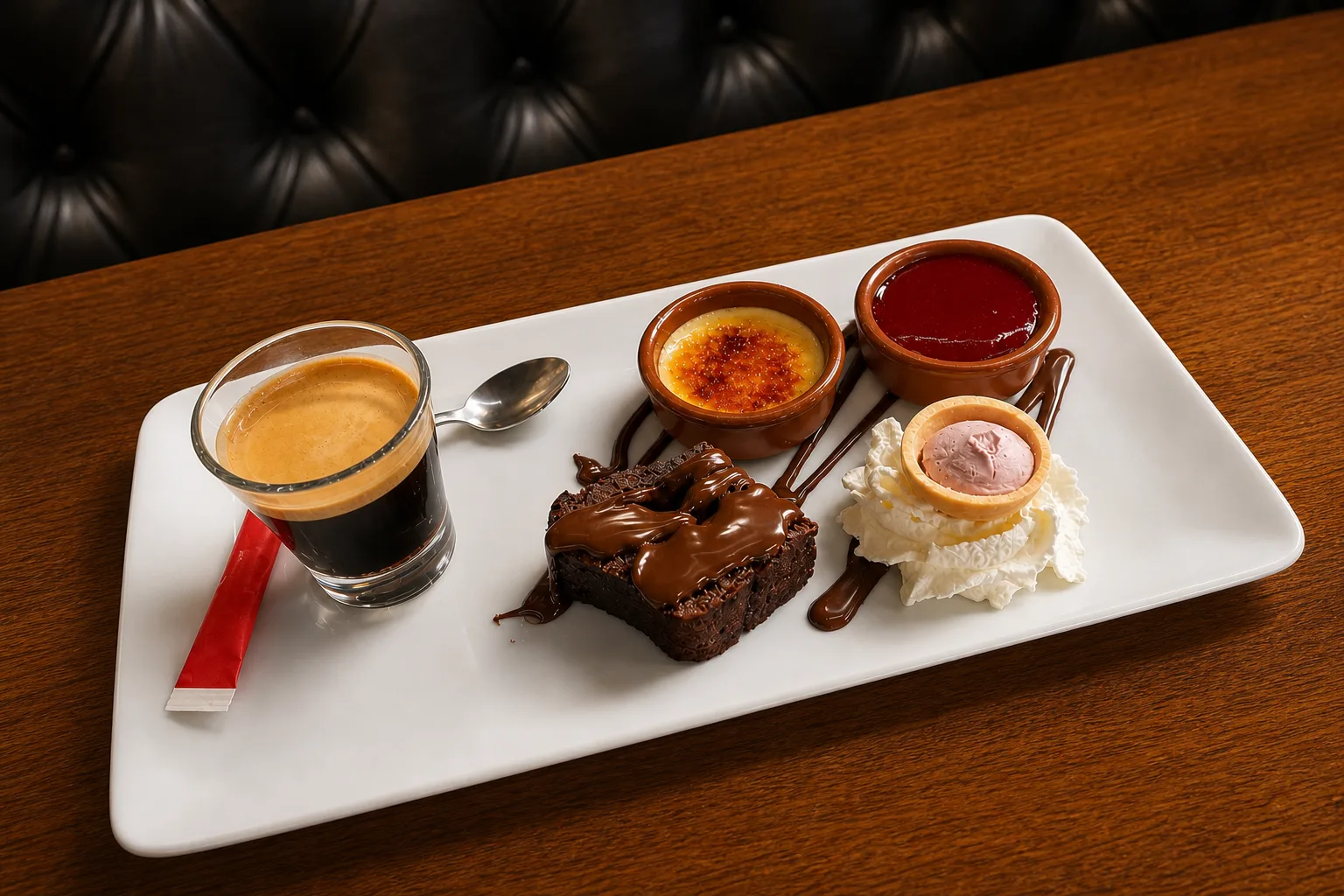 Café gourmand et ses 4 mignardises