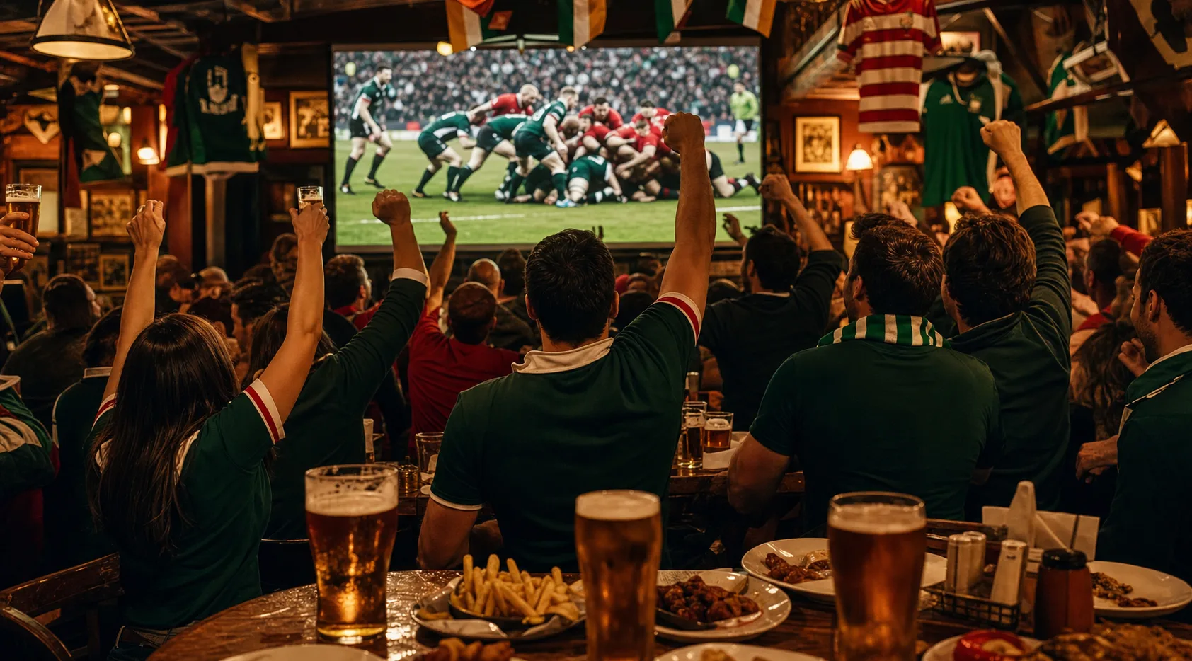 Soirée dans un pub