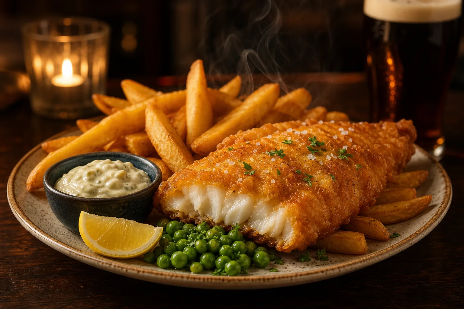 Fish and chips Brennan's Snug
