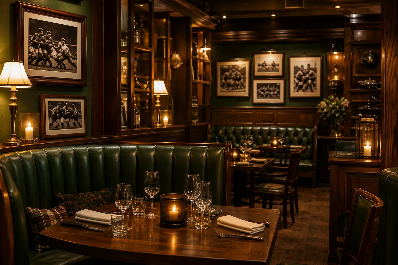 Salle chaleureuse de Brennan's Snug